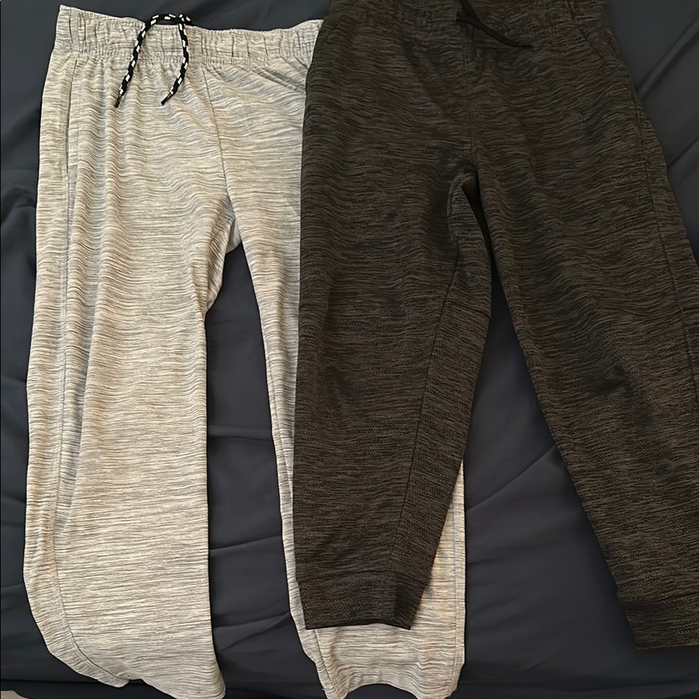 Kids Jogger Pants Set - Gray and dark grey